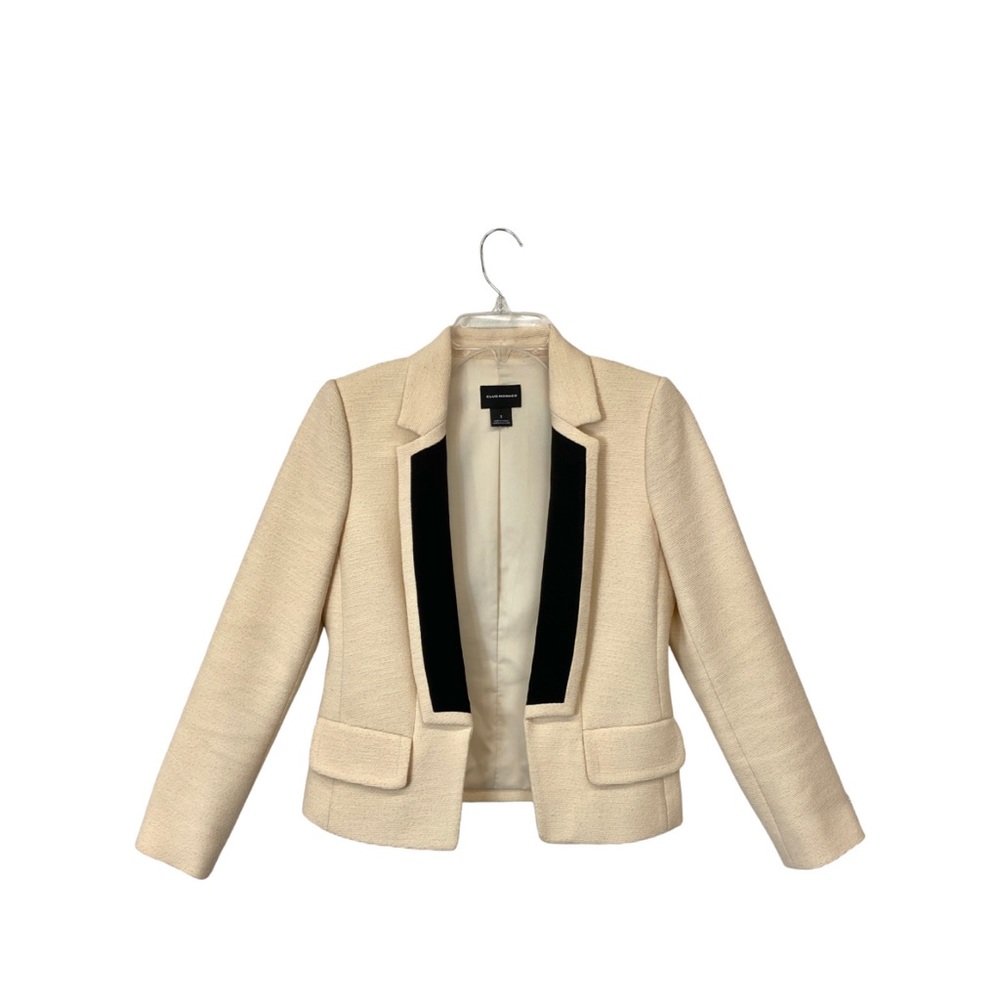 Club Monaco jacket blush with black lapel